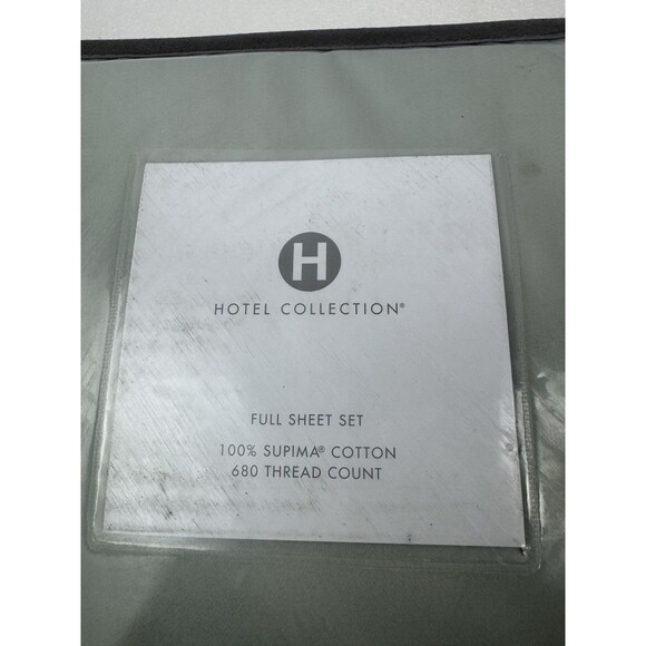 Hotel Collection Full 680 Thread Count 100% Supima Cotton Sheet Set - Picture 2 of 5